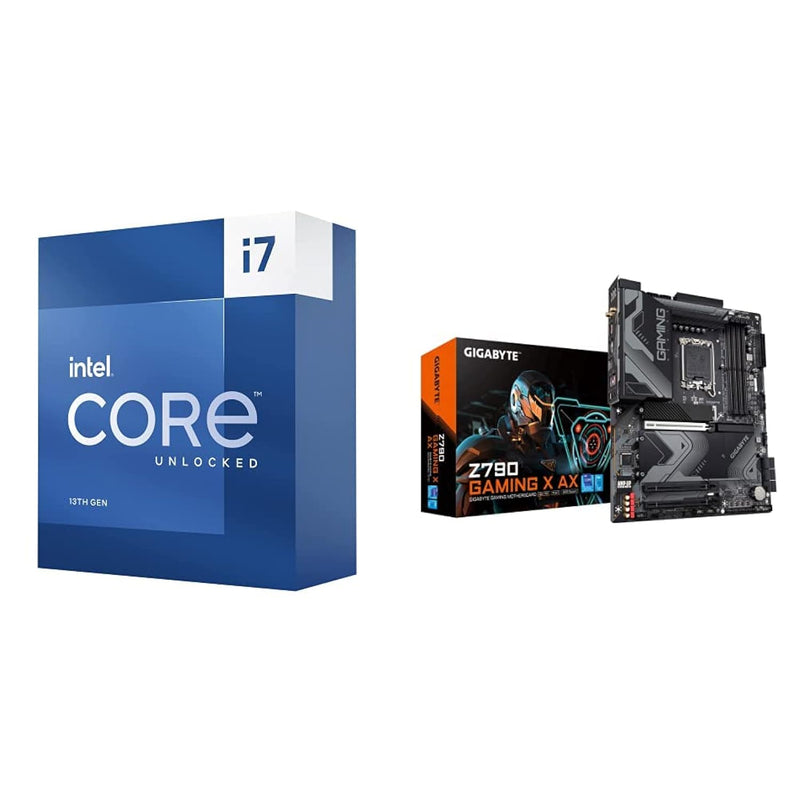 Intel Core i7-13700K + GIGABYTE Z790 Gaming X AX Motherboard