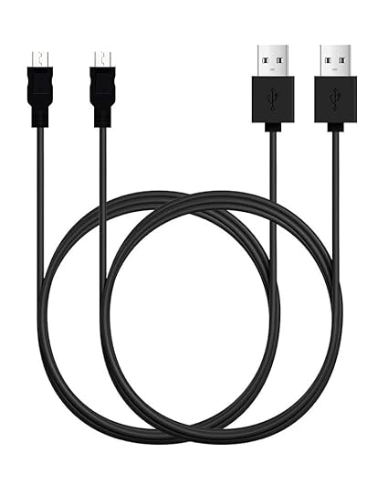 2 Pack 6FT Micro USB Fast Charging Cable for Samsung Galaxy Android Devices