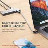 Right Angle Usb C Extension Cable 6Ft, 90 Degree Usb-C 3.1 Gen 2 10Gbps Male T