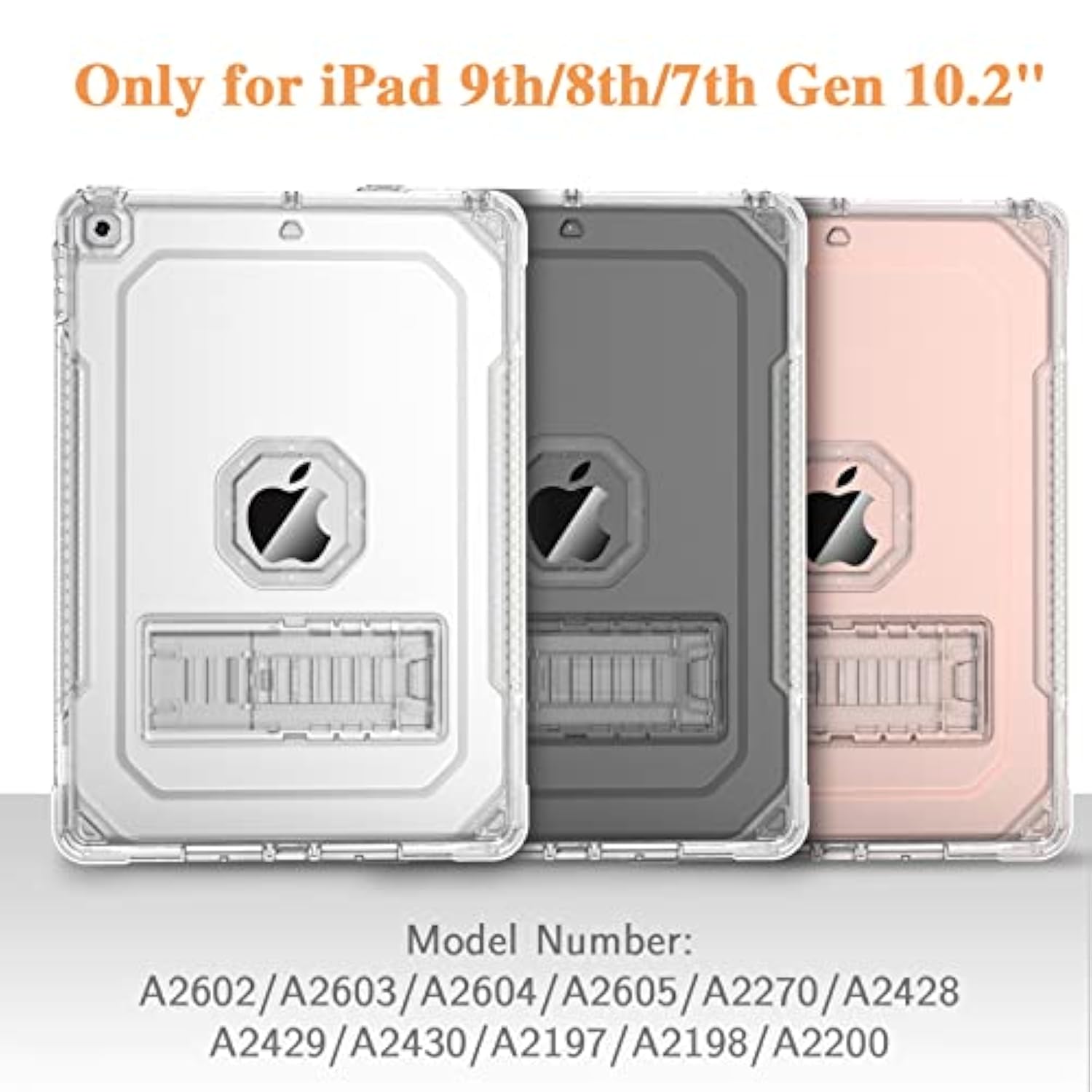 Case For Ipad 9Th Generation Case, For Ipad 8Th/7Th Gen 10.2 Inch Case 2021/20