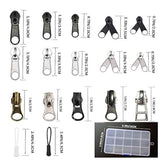Zipper Repair Kit 255 Pcs Zipper Replacement Kit With Zipper Install P