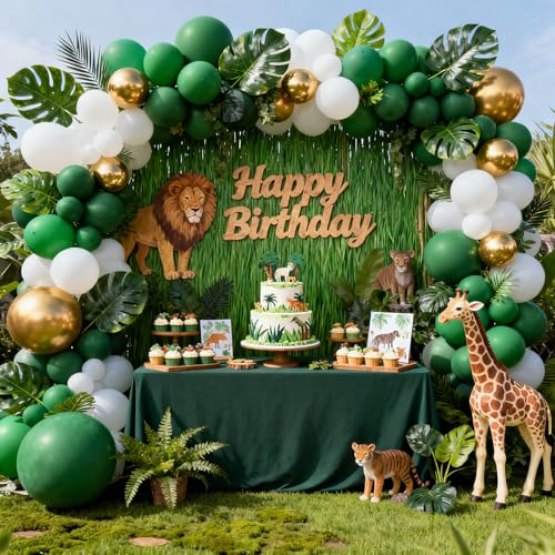 Dark Green Latex Party Balloons 100pcs 12 Inch
