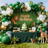Dark Green Latex Party Balloons 100pcs 12 Inch