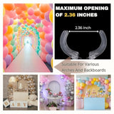 10 Pack Large Balloon Arch Clips Plastic Transparent Backdrop Spring Clamps 3.5 Inch Heavy Duty Clip For Balloon Arch Kit Birthday Decoration Crafts Woodworking Photography Studios