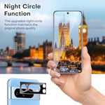 OMOTON for Pixel 8 Pro Screen Protector, 3 Pack for Pixel 8 Pro Tempered Glass, 3 Camera Lens Protector, Fingerprint Sensitivity (6.7 Inch, 2023 Released)