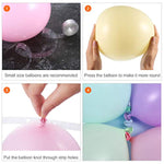 Balloon Arch Kit Balloon Garland Decorating Strip Kit 2 Rolls Tape Strips With 2 Rolls Glue Points Stickers(Single Hole)