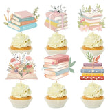 24 Pcs Storybook Cupcake Toppers Storybook Baby Shower Cake Decorations Storybook Baby Shower Decorations Cupcake Toppers For Reading Book Baby Birthday Party