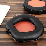 Geekria QuickFit Protein Leather Replacement Ear Pads for Asus Strix 7.1/2.0/PRO/DSP Headphones Ear Cushions, Repair Parts (Black)