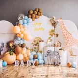 Happy Birthday Sign For Backdrop - 17.5 Inch Glitter Felt Birthday Party Letters Sign For Men, Boys & Girls, Wall Photo Prop & Balloon Arch Backdrop Decorations - Glitter Gold