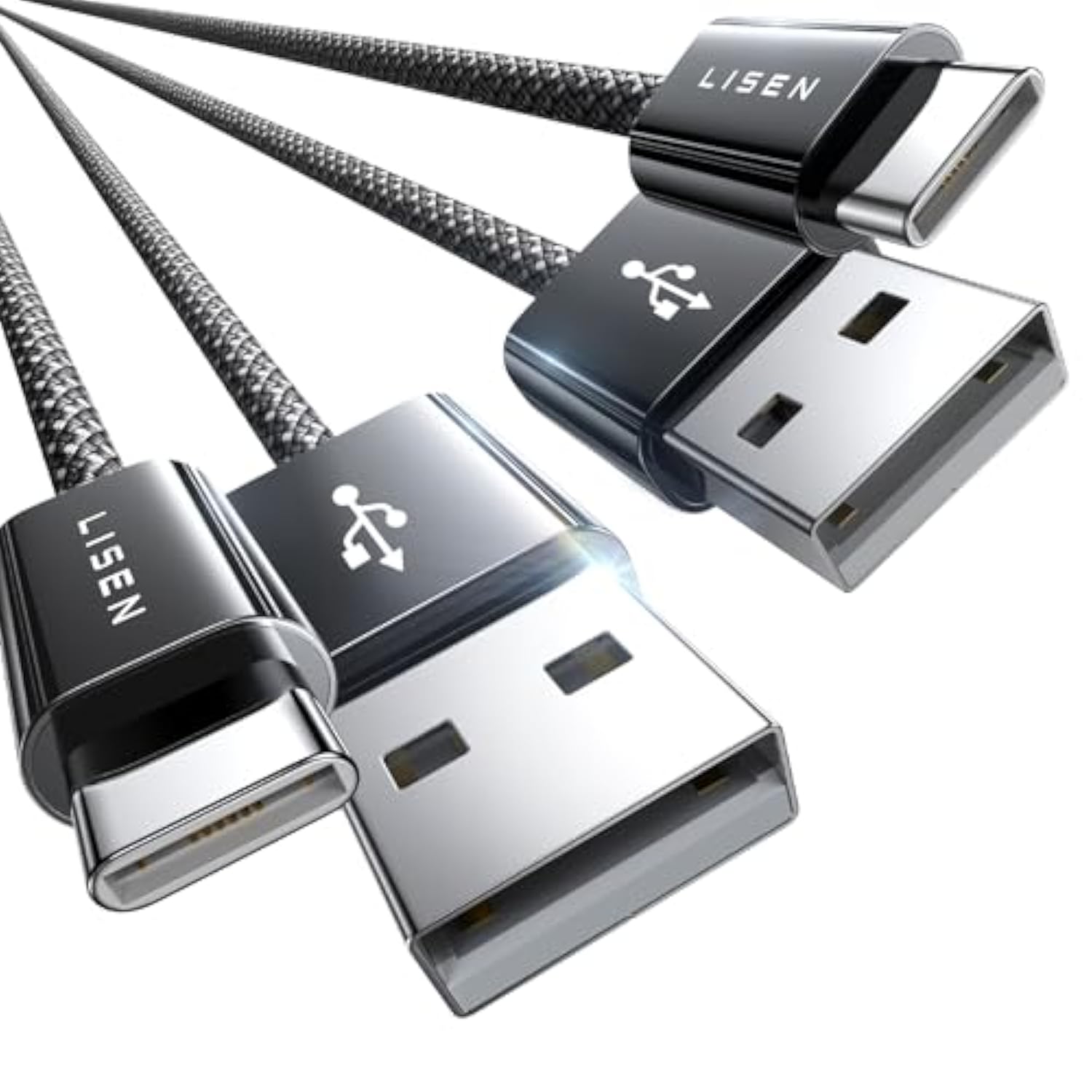 Carplay Cable For Iphone 16/15/14?[3.3Ft, 2Pack] Usb A To Usb C Cable, Replacement Andorid Auto/Carplay Usb C Cord Fit For Ipad 10Th/Ipad Air 5/Galaxy S24 Ultra/Iphone 16/Iphone 15/Pixel 8