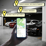 10 Or 1 Year Long Life Battery Gps Tracker, Find Car In Parking Lot, No Subscription For Vehicles Car Ebike Truck Luggage School Bag Asset(10 Year, Android)