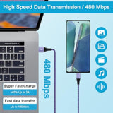 S24 Ultra Usb Type C Cable Fast Charging 6Ft/2Pack For Samsung Galaxy S24/S23/S22/S21/S25/S25 Ultra,3.1A Usb C To Usb A Cord Android Phone Car Cable Fast Charging For Google Pixel 9A/9/8,Iphone 16E 15
