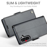 Wallet Case For Samsung Galaxy A36 5G, Pu Leather Magnetic Flip Case With Rfid Blocking Card Holder Kickstand For Women Men, Shockproof Durable Protective Phone Cover For Galaxy A36 5G (Black)