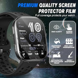 6 Packs Screen Protector Compatible For Amazfit Bip 6,Advanced Soft Tpu (Non-Tempered Glass) High Definition Scratch Resistance Without Bubbles