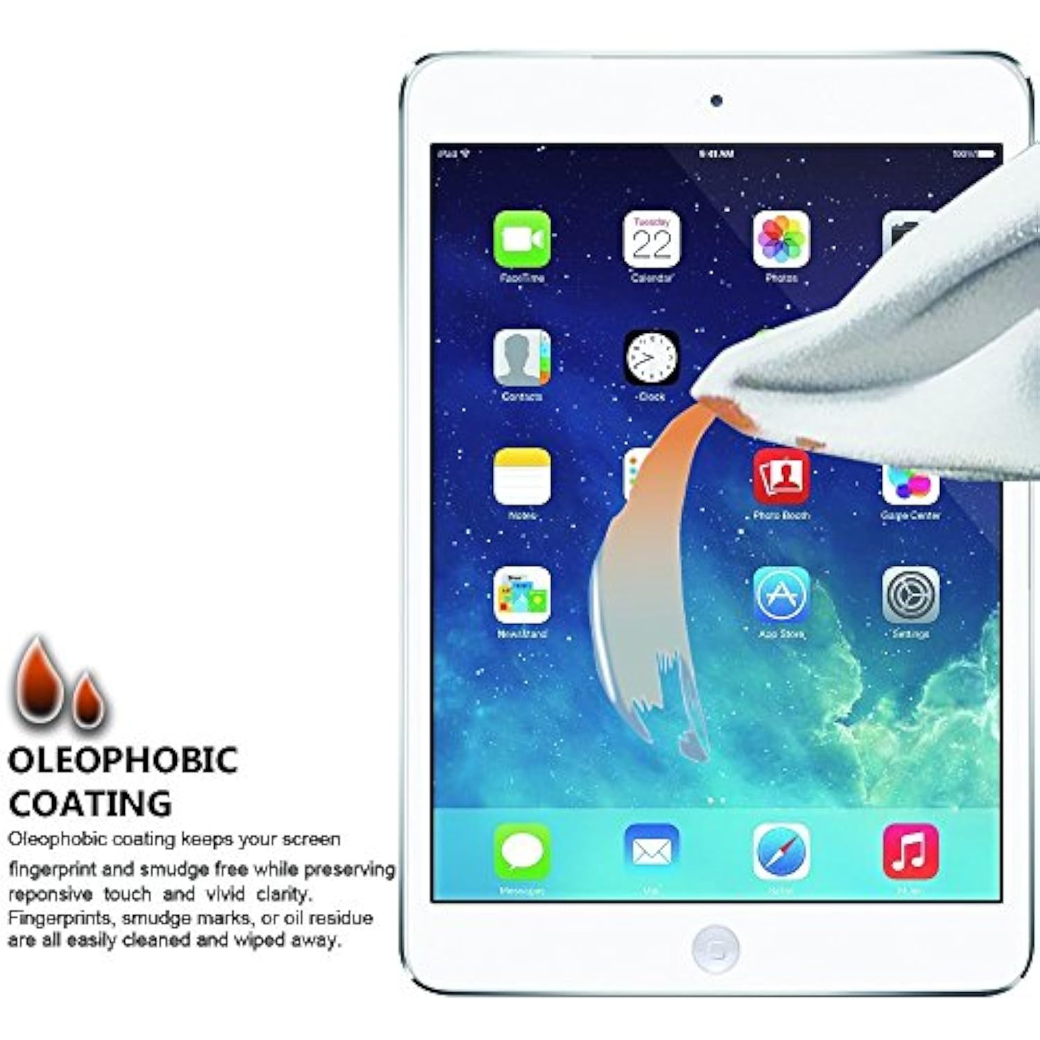 Ipad Air/Air 2 / Pro/New Ipad 9.7 Screen Protector, [2-Pack] Clear Ipad Air 2 Tempered Glass Screen Protector 9H Glass Film Cover For Ipad Air/Air 2 / Pro 9.7 Inch/New Ipad 9.7 2017