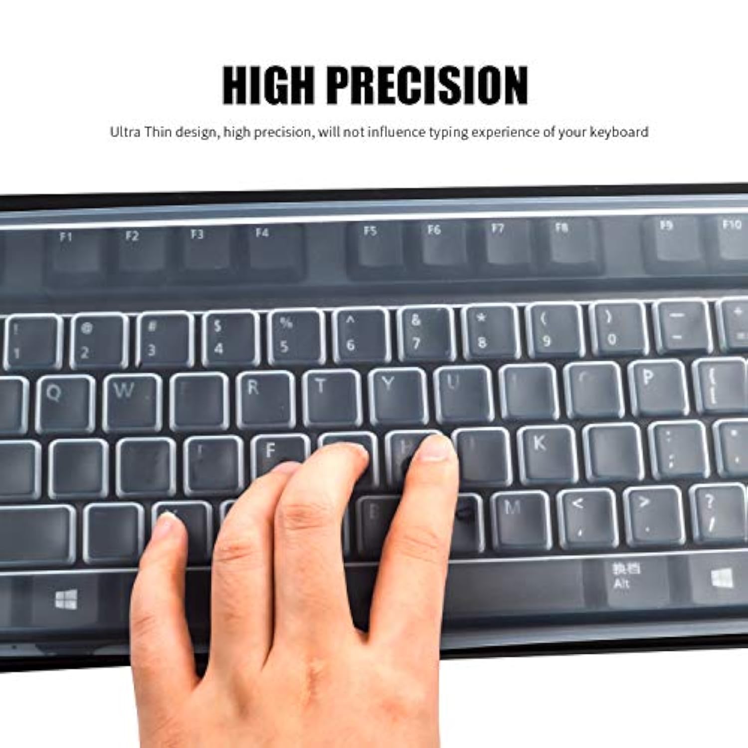 2 Pack Clear Desktop Computer Keyboard Protection Skin