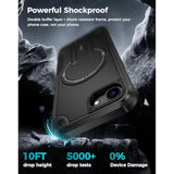 iPhone 17e/16e Privacy Tempered Glass Screen Protector and Waterproof Case