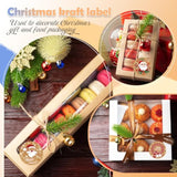 288Pcs Christmas Kraft Stickers, 1.5Inch Large Christmas Stickers For Crafts, Christmas Kraft Stickers For Baked Goods, Envelope Seal, Cards (12 Sheets)