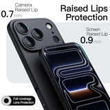 Slim Case For Iphone 17 Pro 6.3-Inch, Ultra-Thin Lightweight Minimalist Phone Cover With Camera Lens Protection, Matte Anti-Fingerprint Finish (Black)