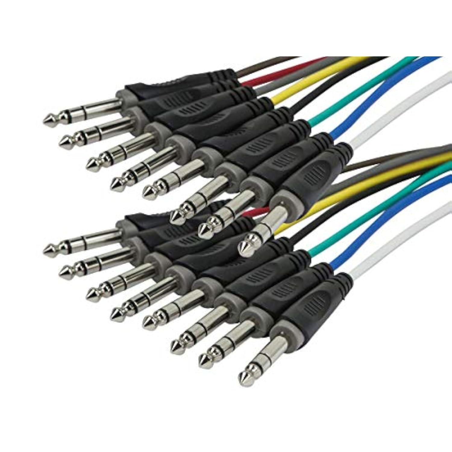 8-Channel 1/4-Inch Trs Male To 1/4-Inch Trs Male Snake Cable - 20 Feet, 26Awg, 8 Balanced Mono And Unbalanced Stereo Lines