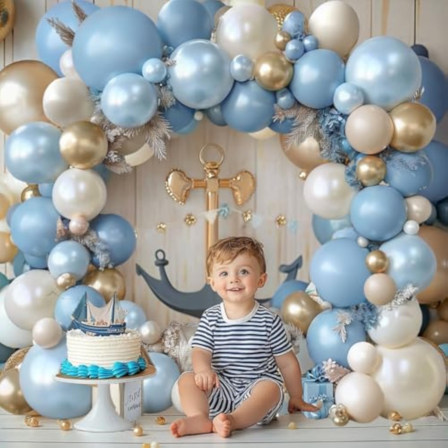 Hot Pink Balloons Garland Kit, Macaron Pink Matte White Rose Gold Conf