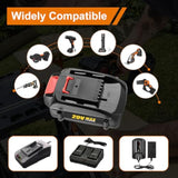 2Packs Wa3525 20V Lithium Battery 4.0Ah Replacement For 20V Battery Wa3578 Wa3575 Wa3520 Compatible With Battery 20V