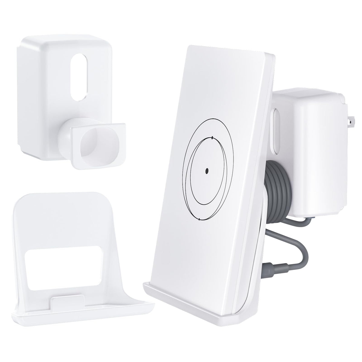 Starlink Router Mount, 2 In1 Wall Mount For Starlink Router Mini And Power Supply Mounting Kit, Hidden Power Adapter Holder For Rv/Home/Office, Officially Compatible With Starlinks Mini Mesh Routers
