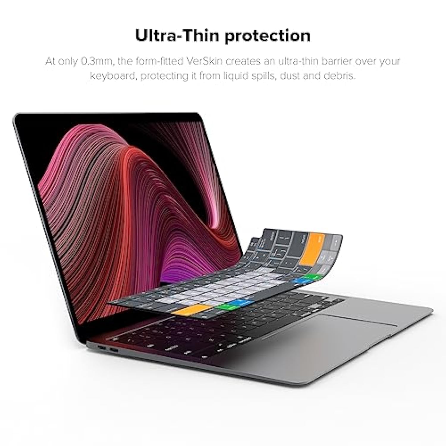 Macos Shortcut Guide Keyboard Cover For 2020 Macbook Air 13" (Us-Layout)