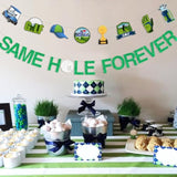 Golf Bachelor Party Decorations Same Hole Forever Golf Banner Funny Party Supplies