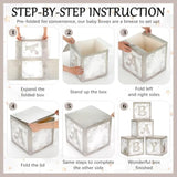 4 Pcs Magical Wizard Baby Shower Boxes - Gender Reveal & Party Decorations