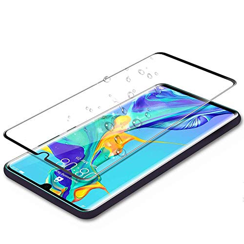 [2 Pack for Huawei P30 Pro VOG-L29 VOG-L09 VOG-L04 3D Curved Full Covered 9H Hardness Tempered Glass Screen Protector