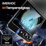 (2 Pack) For Motorola Razr 2024 Front Screen Protector, Moto Razr 2024 Case Friendly Tempered Glass Screen Cover, Bubble Free Anti Scratch Screen Protector For Razr 2024