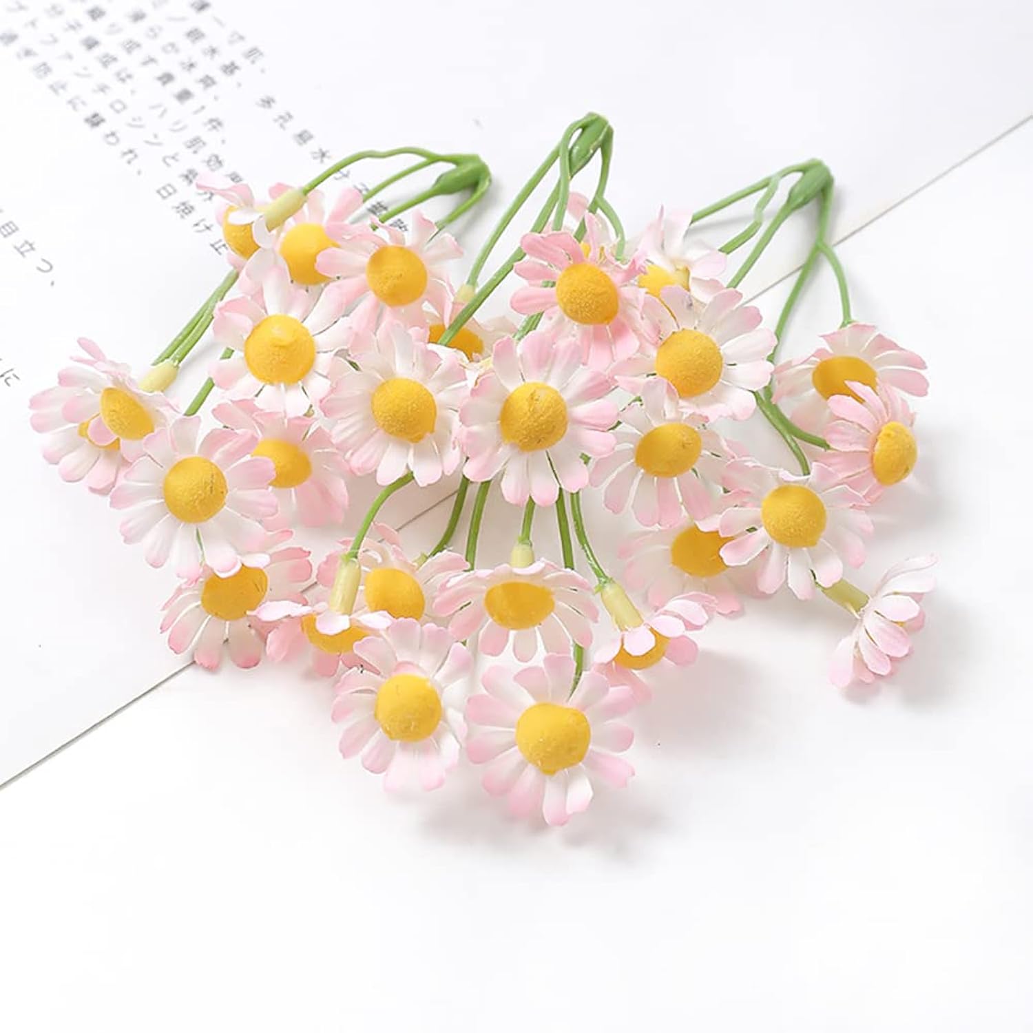 25 Bundles Mini Artificial Daisies Small Daisy Flowers Fake Spring Flowers Decorative Faux Flowers With Stems Home Decorations Multi