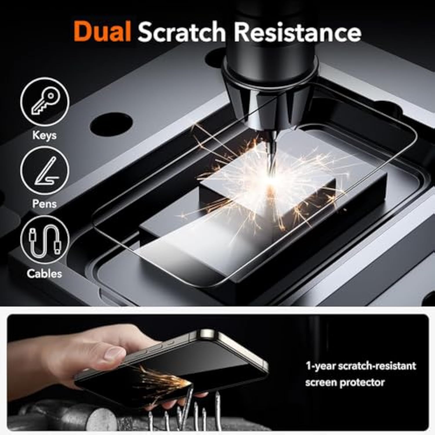 ?4 Pack Motor Moto G Power 2025 Screen Protector,[Hd][Eye Protection][9H Hardness] Tempered Glass