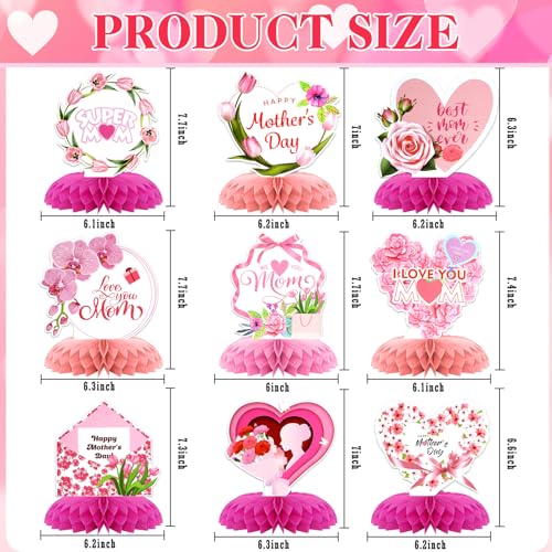 9 PCS Mother's Day Decorations