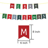 Christmas Party Decorations Kit - Set Includes Merry Christmas Banner Paper Fans Honeycomb Balls Xmas Photo Booth Props Confetti Balloons Red Green Latex Balloons String For Indoors Office Home Decors