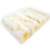 100Pcs White Foam Hawaiian Frangipani Artificial Plumeria Flower Petals Cap Hair Hat Wreath Floral Diy Home Wedding Decoration 5Cm