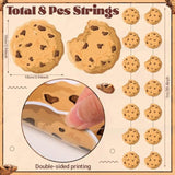 Cookie Party Decorations Chocolate Chip Cookie Garlands Banners Cutouts Ribbon Streamers For Street Theme Birthday Baby Shower Party Decorations Supplies