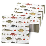 Fish Birthday Party Decorations - 40Pcs Gone Fishing Party Napkins Disposable Fish Theme Napkins For Boy Girl Baby Shower,Under The Sea,Gone Fishing Birthday Party Supplie…