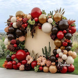 Red Balloon Arch Kit: Western Wedding, Birthday, Party Decor