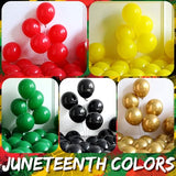 Juneteenth Decoration Balloon Garland Arch Kit,152Pcs Red Black Green