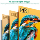 4K Displayport To Hdmi Cable Adapter 6Ft, High Speed (1440P 60Hz, 1080P 120Hz)