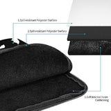 Bats On Black 17 Inch Portable Laptop Sleeve Compatible With Macbook Air Notebook Computer Case For Men Women College School Students