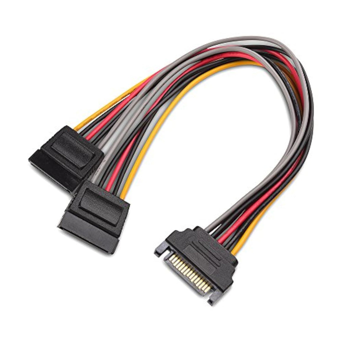 Cable Matters 3-Pack 15 Pin SATA Power Splitter Cable 8 Inches, SATA Power Y-S