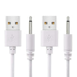 2 Pack 2.7FT USB to DC 2.5mm Charging Cable Replacement Power Cord Adapter