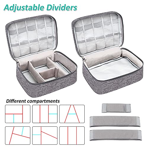 Electronics Organizer Travel Cable Organizer Bag Waterproof Portable Digital Storage Bag Electronic Accessories Case Cable Charger Organizer Case