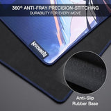 Redragon P046S Anime Gaming Mouse Pad - Smooth Lycra Surface, Anti-Slip Rubber Base, Spill-Resistant, Durable 5mm Thick Design, 13 x 10 inches, Dark Blue