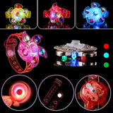 48pcs LED Light-Up Fidget Spinner Bracelets Glow in Dark Party Favors for Kids