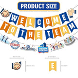 Welcome To The Team Banner And Hanging Swirls, Welcome Banner, Welcome Decorations For New Employee Coworker Teacher Colleague Staff Team Member Office Party
