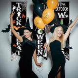 Halloween Banner Set: Trick or Treat, Witches Porch Decor